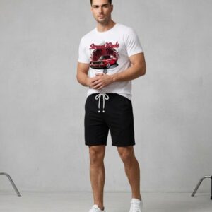 The Street Rods Graphic Tee & Shorts Set